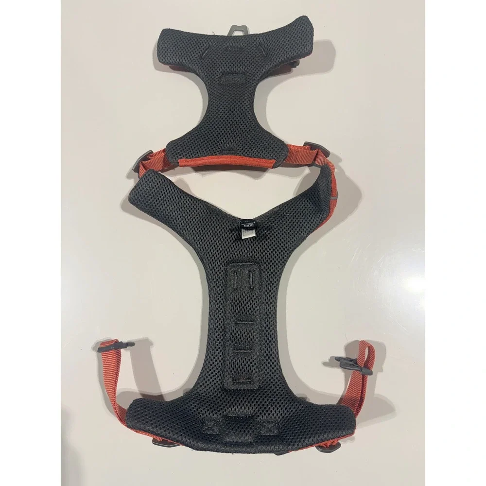 Kurgo Journey Air Dog Harness Reflective Trim Coral Gray Size Medium NWOT